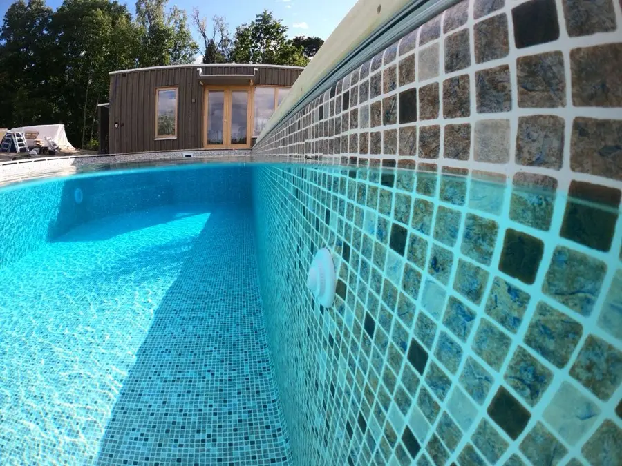 Pool med ny liner